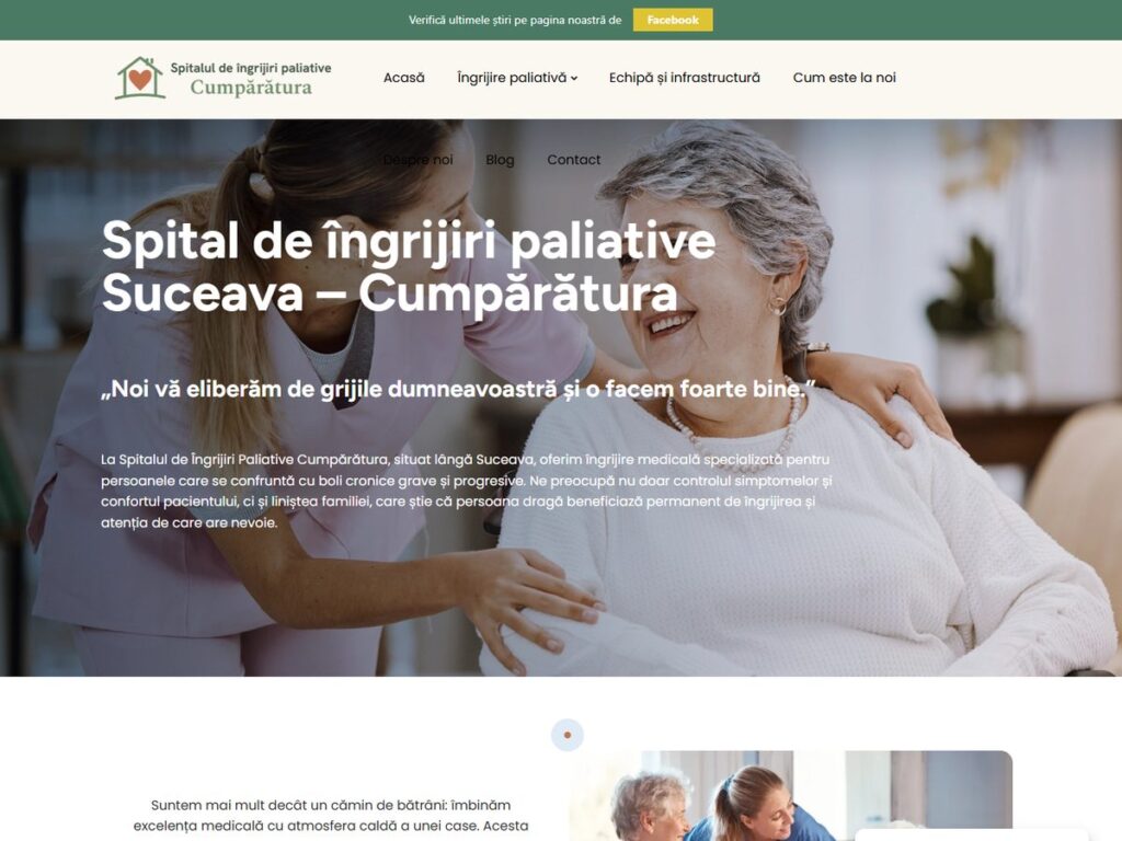 Spitalulcumparatura.ro — site de prezentare realizat de ZAO Media