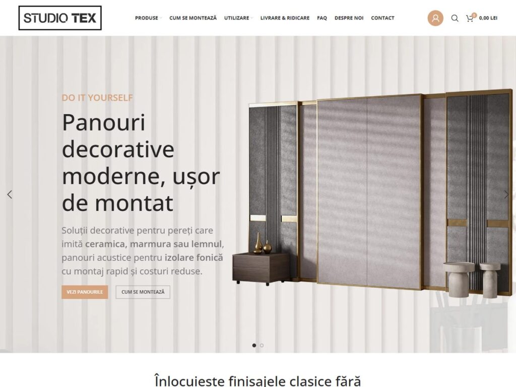 Studiotex.ro — magazin online realizat de ZAO Media